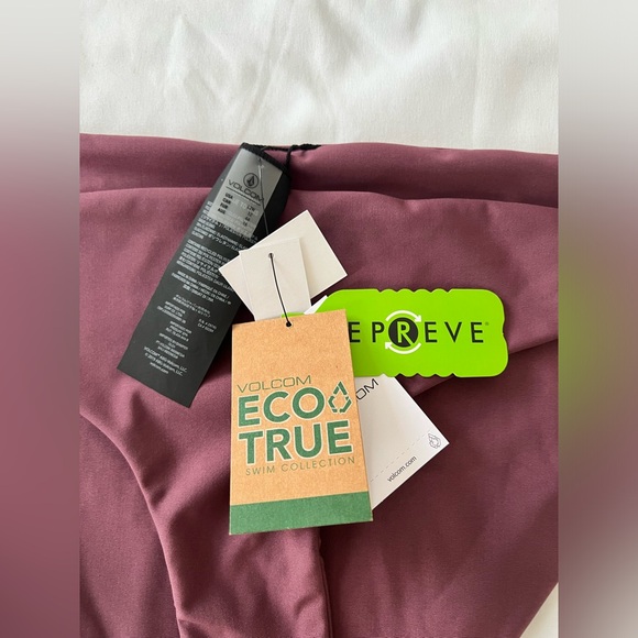 Volcom Simply Seamless Hipster Bikini Bottom Size 12 W Eggplant Purple NWT XL - Picture 8 of 8